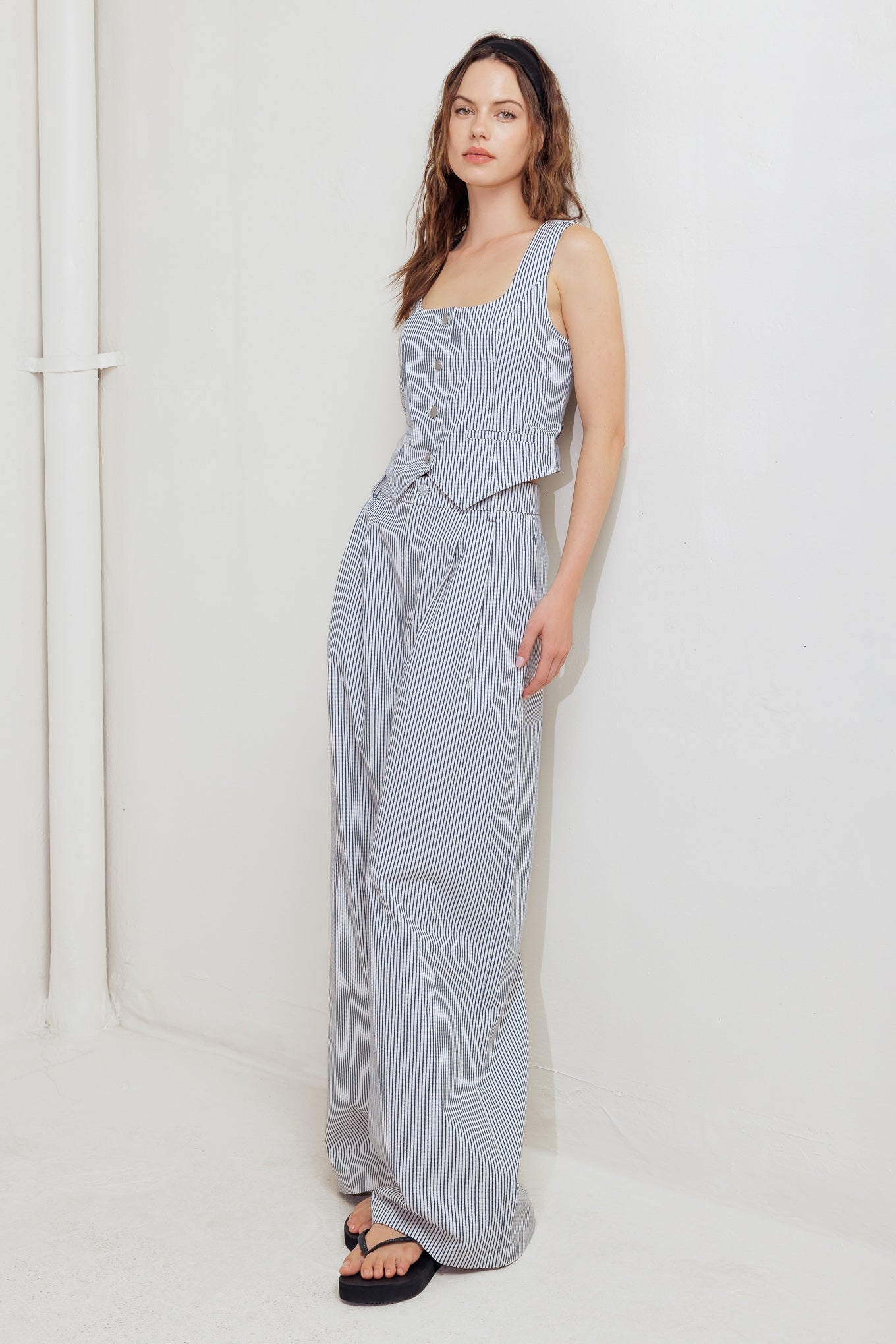 COASTAL CHIC WOVEN VEST Flying Tomato